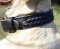 Braided Leather Dog Collar for Labrador | 2 Ply Leather Collar