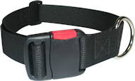 Adjustable Nylon Dog Collar with QUICK RELEASE BUCKLE Adjustable Nylon Dog Collar with QUICK RELEASE BUCKLE