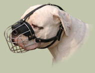 Wire Basket Dog Muzzle for American Bulldog UK Wire Basket Dog Muzzle for American Bulldog UK