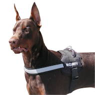 Nylon Dog Harness for Doberman with reflective strap UK Nylon Dog Harness for Doberman with reflective strap UK