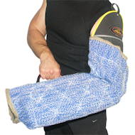 Puppy sleeve made of french linen with shoulder protection