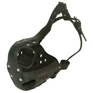 New hard leather working muzzle, optimum ventilation New hard leather working muzzle, optimum ventilation