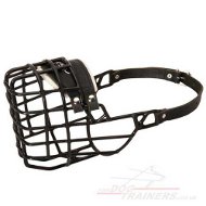 Dog Muzzle for Doberman Rubberized Wire Basket