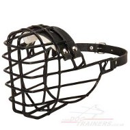 Rubber-coated Wire Basket Dog Muzzle for Collie Rubber-coated Wire Basket Dog Muzzle for Collie