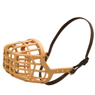 plastic basket dog muzzle