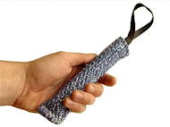 Great Synthetic "French Linen" puppy bite tug, UK