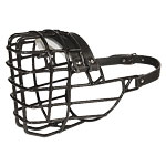 black wire dog muzzle