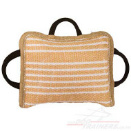 Dog Bite Pad made of jute with 3 handles, UK Dog Bite Pad made of jute with 3 handles, UK