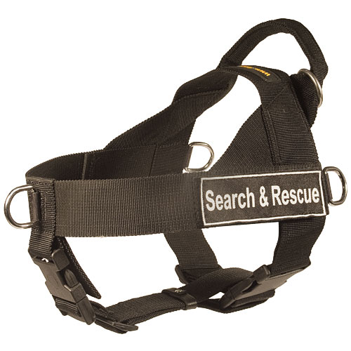 search and rescue dog harness