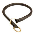leather choke collar