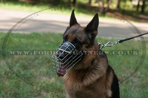 Padded Dog Muzzle for German Shepherd