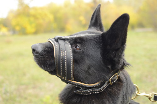 Soft Dog Muzzle for German Shepherd