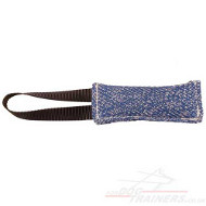 Durable Dog Toy with Handle | Dog Bite Tug French Linen