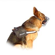 German Shepherd harness with reflective strap, UK