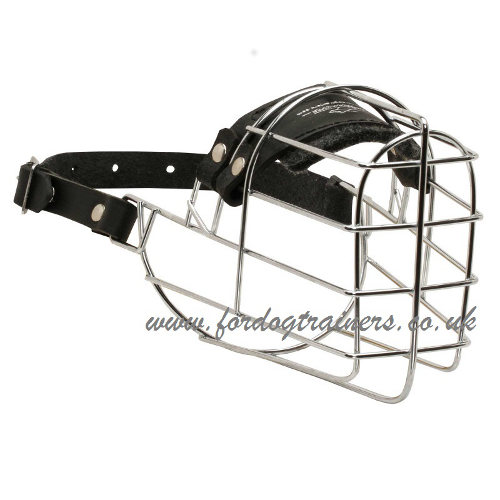 Rough and Border Collie Muzzle Wire Basket UK Bestseller