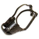 Everyday leather dog muzzle