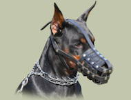 Light Dibermant Everyday Super Ventilation Dog leather muzzle UK Light Dibermant Everyday Super Ventilation Dog leather muzzle UK