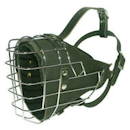 Wire padded dog muzzle