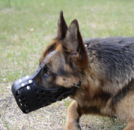 Working Dog Muzzle for GSD | Strong Dog Muzzle for
Agitation