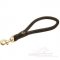 Short Round Leather Dog Leash Handle Only, Limited Edition