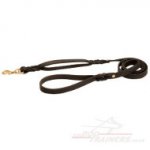 Leather Dog Lead + Extra Handle | Close and Loose Leash Walking