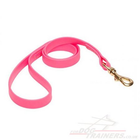 New Super Durable Biothane Dog Leash in Pink