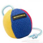 Dog Ball on Rope for Fun Dog Games | Stuffed Dog Toy Ball 11 cm