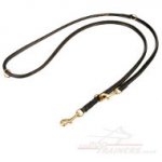 Round Leather Dog Lead | Multifunctional Dog Leash 10 mm, UK