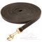 10 m Long Black Leather Dog Lead for Dog Training 10mm Wide
