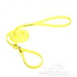 Neon Yellow Biothane Dog Collar and Lead Combo Super Strong & Comfy!_0