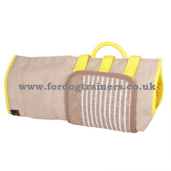 NEW! Advanced Jute Bite Sleeve Cover with Adjustable Bite Pad