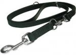 Multifunctional Leather Dog Lead, STAINLESS STEEL Snap Hooks