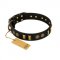 Smart Leather Dog Collar "Simple Elegance" FDT Artisan