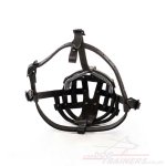 Soft Leather Muzzle for Bulldog Flat Snout, Perfectly Ventilated_7
