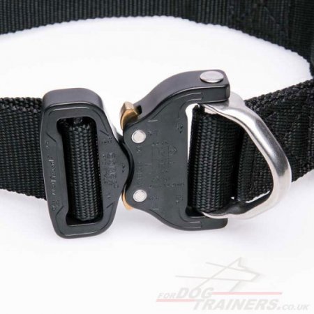 NEW! Best K9 Police Dog Collar with Handle and Cobra Buckle