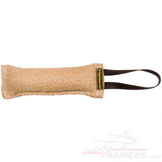 Strong Jute Bite Tug for Dog Training with 1 Handle - Click Image to Close