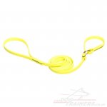 Neon Yellow Biothane Dog Collar and Lead Combo Super Strong & Comfy!_2