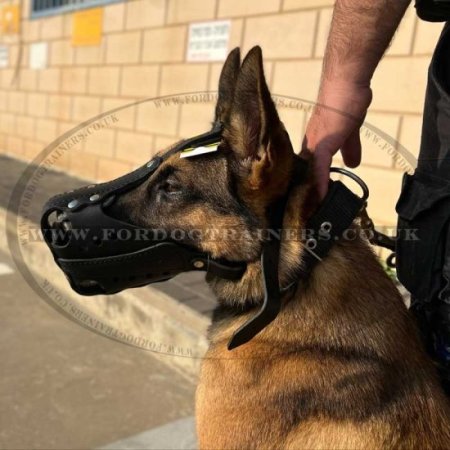 Police K9 Muzzle for Dogs Agitation Training