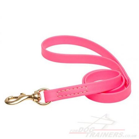 New Super Durable Biothane Dog Leash in Pink