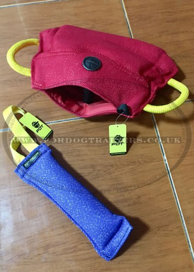 Puppy Training Pad of French Linen | Bite Builder for Young Dog