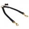 TOP Leather Dog Lead Coupler with Durable Stitching and Hardware