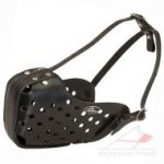 Leather Dog Muzzle UK Best Choice for Police K-9 Dogs