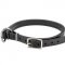 2 Ply Leather Choke Dog Collar with Buckle