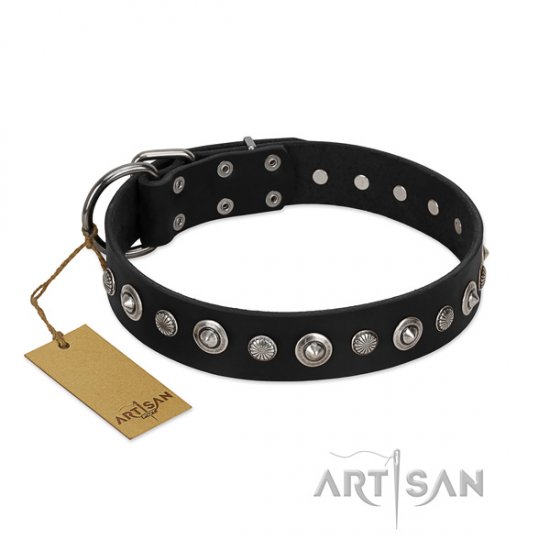 Buy Now D Ring Dog Collar XL Size "Romantic Garden" FDT Artisan - Click Image to Close