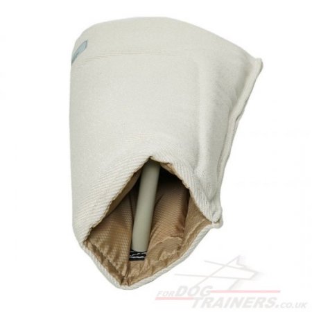 French Linen Dog Training Bite Sleeve For Puppy Training