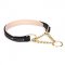 Large Dog Training Collar with Martingale Chain and Nappa Lining