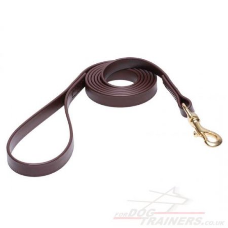 Advanced Biothane Brown Dog Lead with Handle