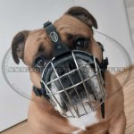 Bestseller Dog Muzzle Wire Basket for Bulldog Short Snout_3