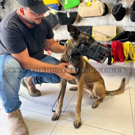 K9 Dog Muzzle for Belgian Malinois Agiation Training