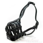 Strong and Soft Leather Dog Muzzle UK Bestseller_1